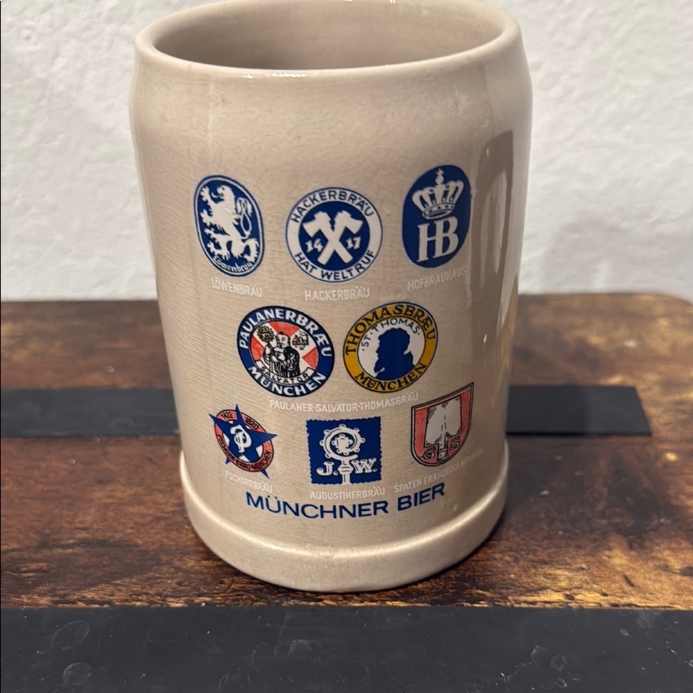 Vintage Munchner Beer Stein mug & a Ceramarte mug - Picture 3 of 13